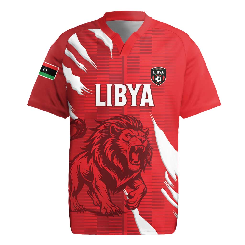 Custom Libya Football Rugby Jersey Yalla Libya