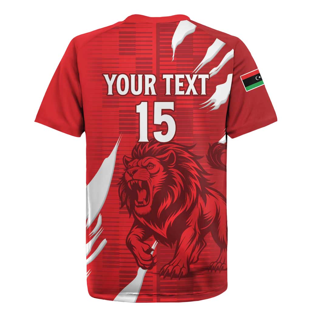 Custom Libya Football Rugby Jersey Yalla Libya