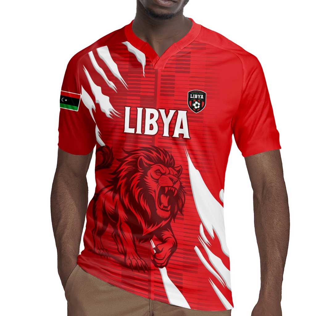 Custom Libya Football Rugby Jersey Yalla Libya