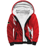 Custom Libya Football Sherpa Hoodie Yalla Libya
