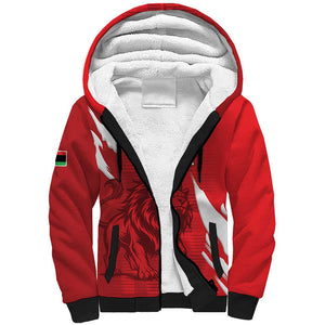 Custom Libya Football Sherpa Hoodie Yalla Libya