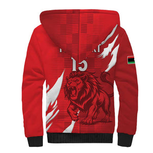 Custom Libya Football Sherpa Hoodie Yalla Libya