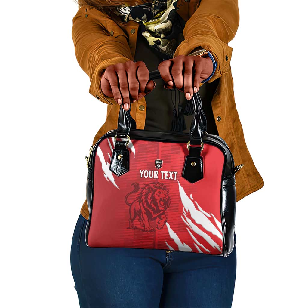 Custom Libya Football Shoulder Handbag Yalla Libya