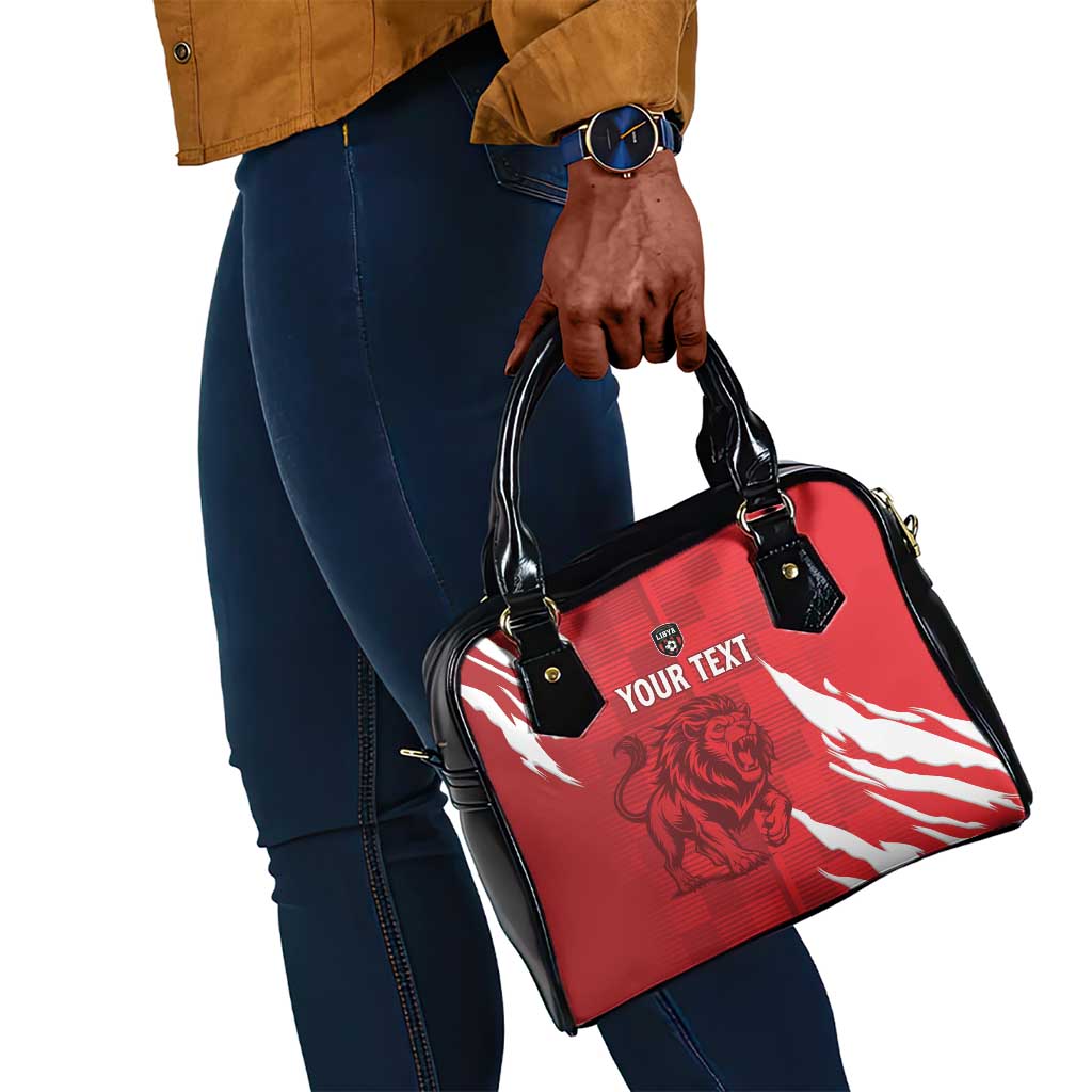 Custom Libya Football Shoulder Handbag Yalla Libya