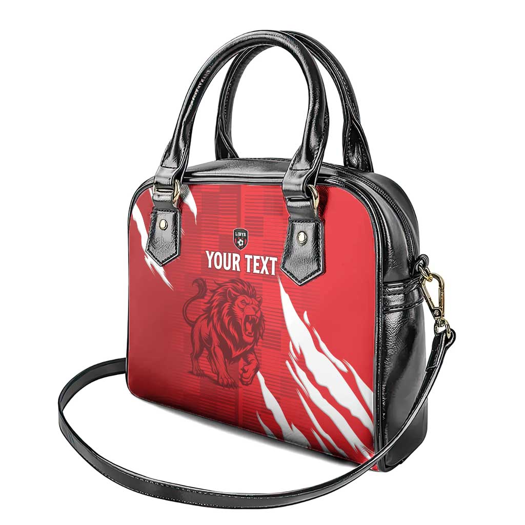 Custom Libya Football Shoulder Handbag Yalla Libya
