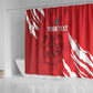 Custom Libya Football Shower Curtain Yalla Libya
