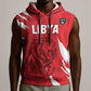Custom Libya Football Sleeveless Hoodie Yalla Libya - African Pride