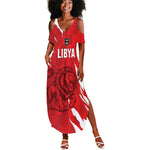 Custom Libya Football Summer Maxi Dress Yalla Libya