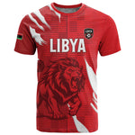 Custom Libya Football T shirt Yalla Libya