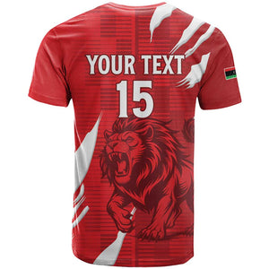 Custom Libya Football T shirt Yalla Libya