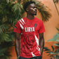 Custom Libya Football T shirt Yalla Libya
