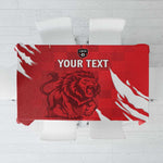 Custom Libya Football Tablecloth Yalla Libya