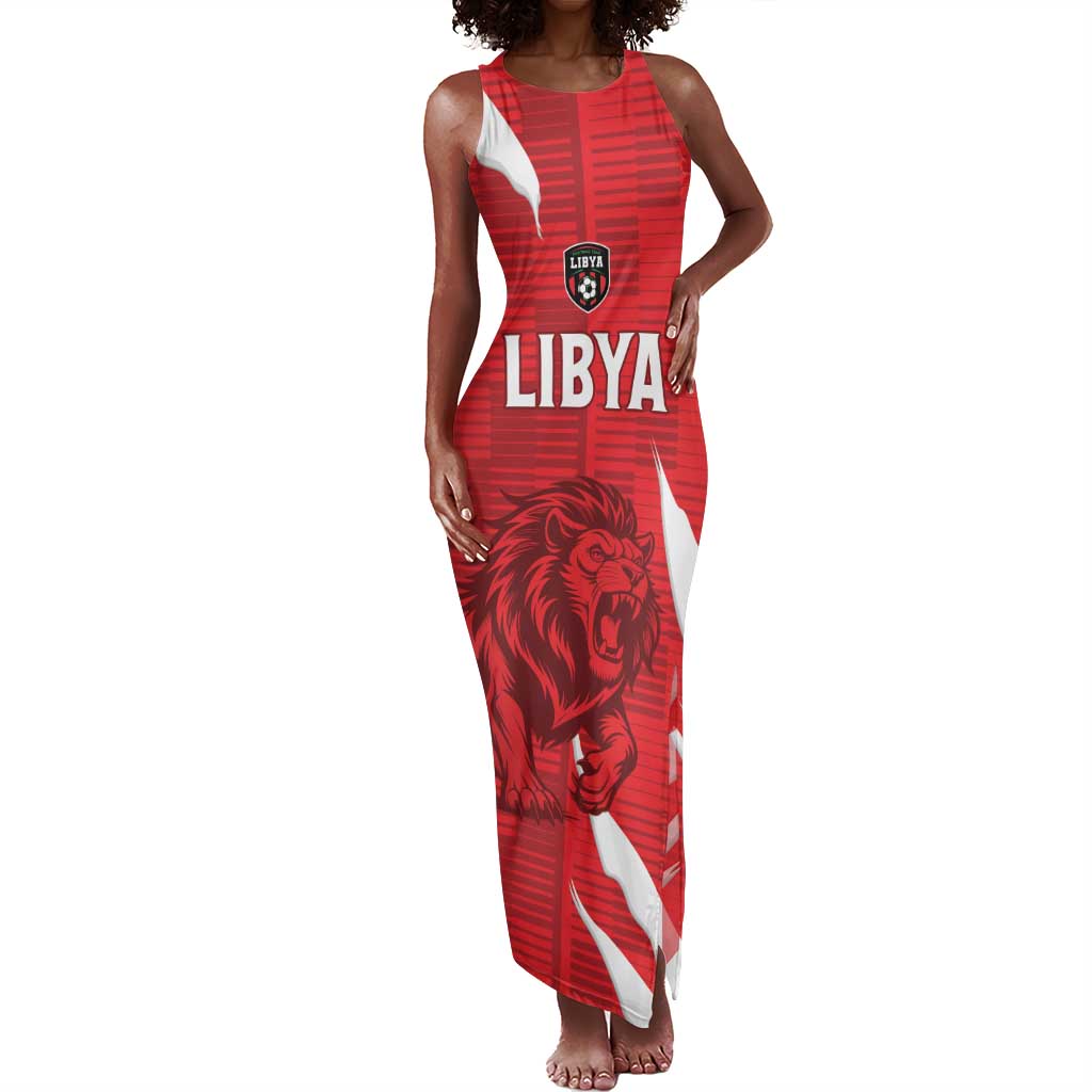 Custom Libya Football Tank Maxi Dress Yalla Libya