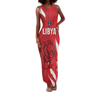 Custom Libya Football Tank Maxi Dress Yalla Libya