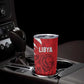 Custom Libya Football Tumbler Cup Yalla Libya