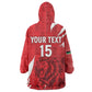 Custom Libya Football Wearable Blanket Hoodie Yalla Libya