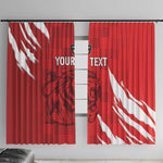 Custom Libya Football Window Curtain Yalla Libya