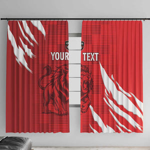 Custom Libya Football Window Curtain Yalla Libya
