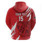 Custom Libya Football Zip Hoodie Yalla Libya