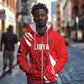 Custom Libya Football Zip Hoodie Yalla Libya