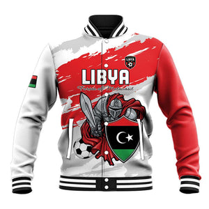 Custom Libya Football Baseball Jacket Forza Fursan Al-Mutawasit