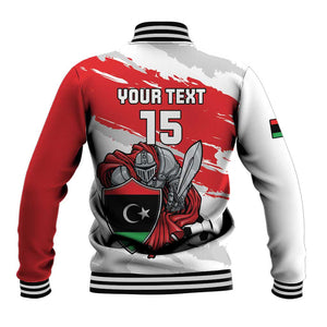 Custom Libya Football Baseball Jacket Forza Fursan Al-Mutawasit