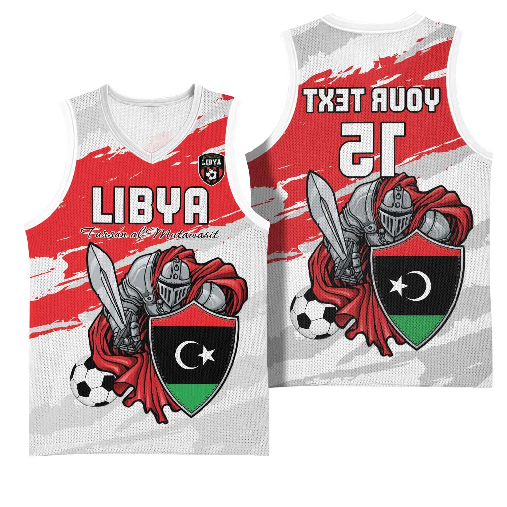 Custom Libya Football Basketball Jersey Forza Fursan Al-Mutawasit - African Pride