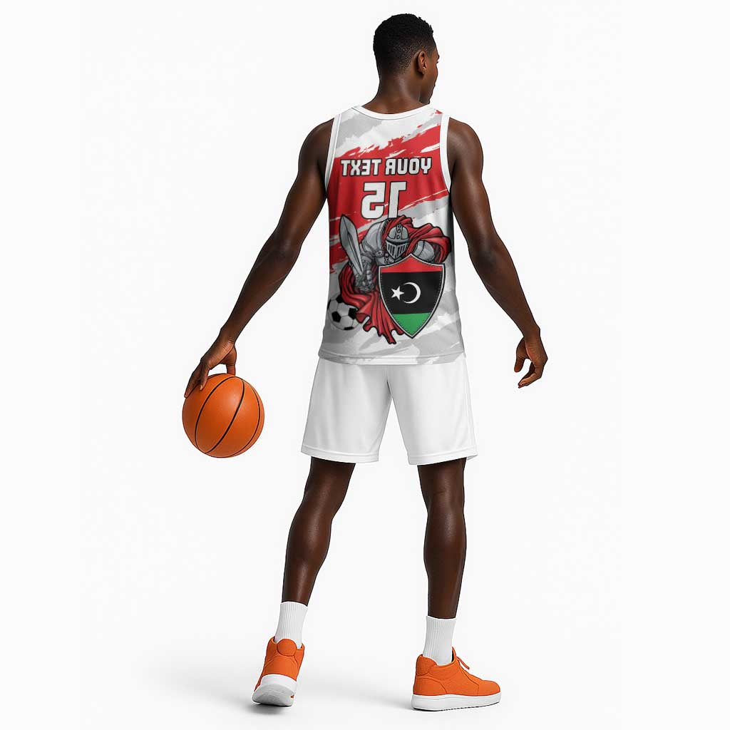 Custom Libya Football Basketball Jersey Forza Fursan Al-Mutawasit - African Pride