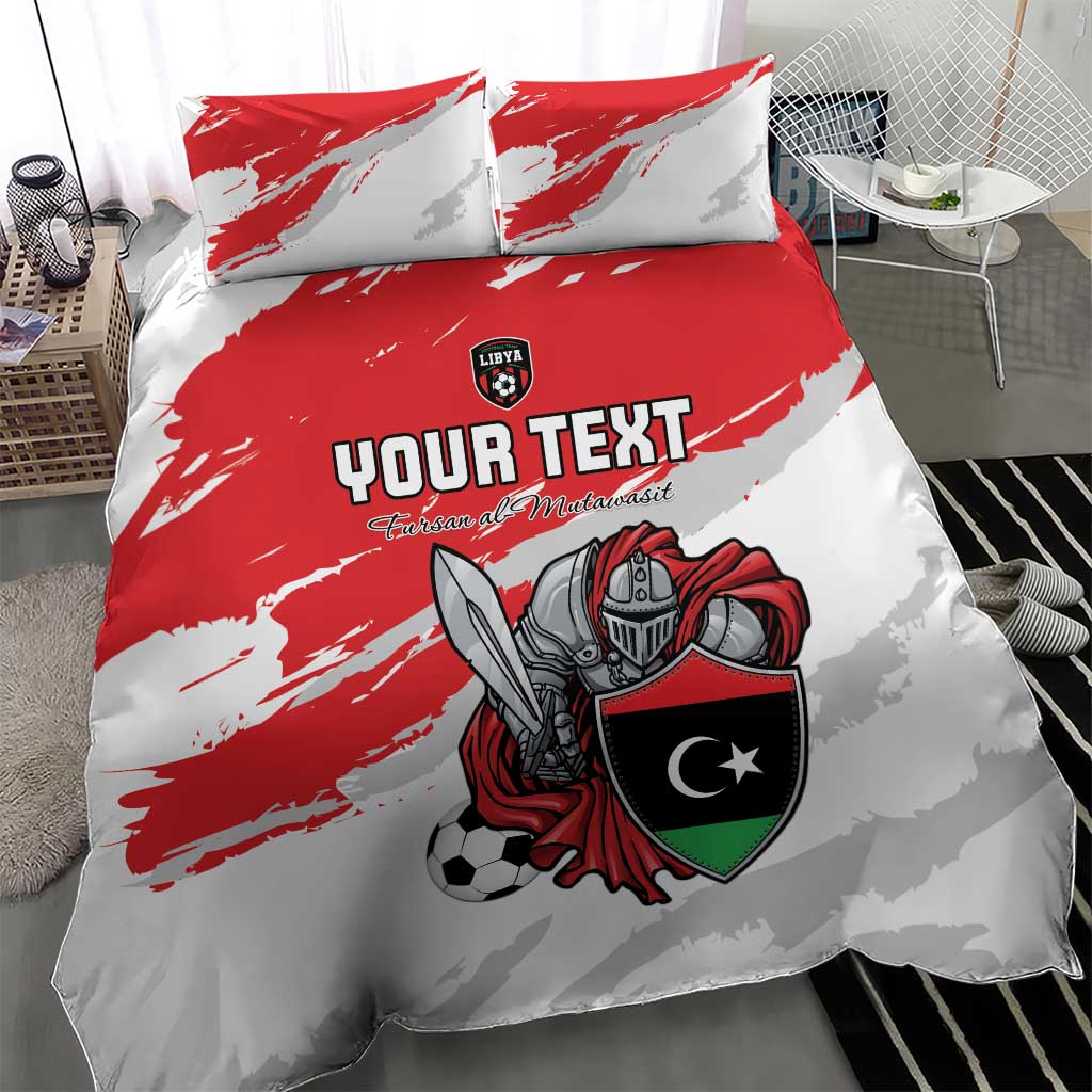 Custom Libya Football Bedding Set Forza Fursan Al-Mutawasit