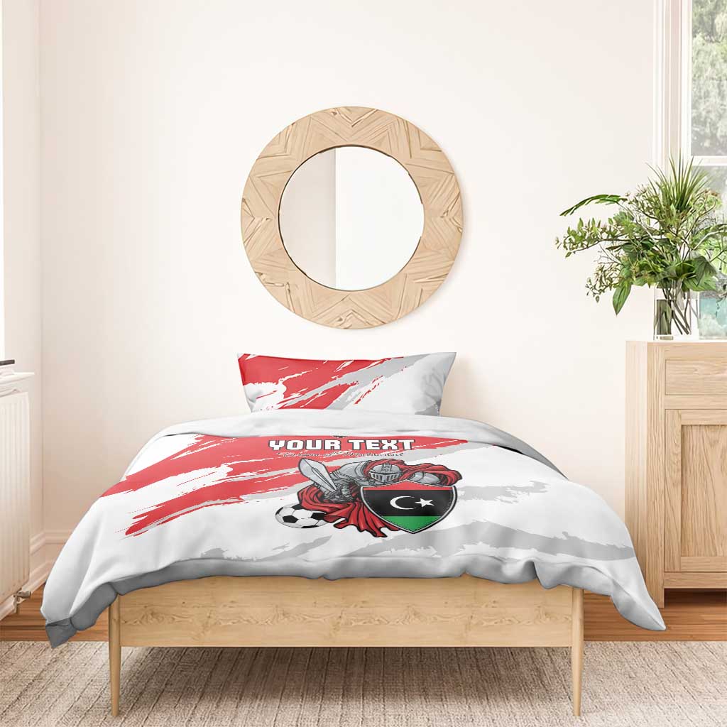 Custom Libya Football Bedding Set Forza Fursan Al-Mutawasit