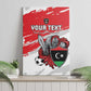 Custom Libya Football Canvas Wall Art Forza Fursan Al-Mutawasit