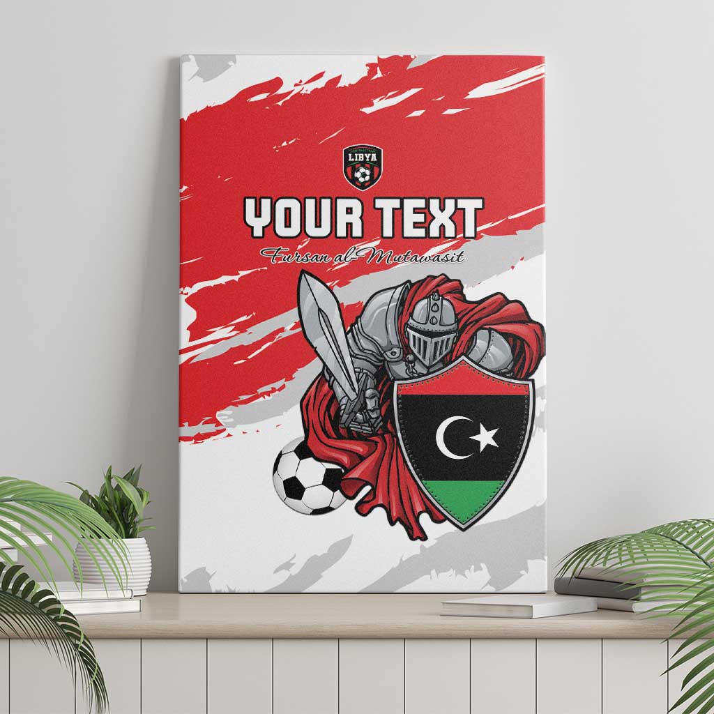 Custom Libya Football Canvas Wall Art Forza Fursan Al-Mutawasit