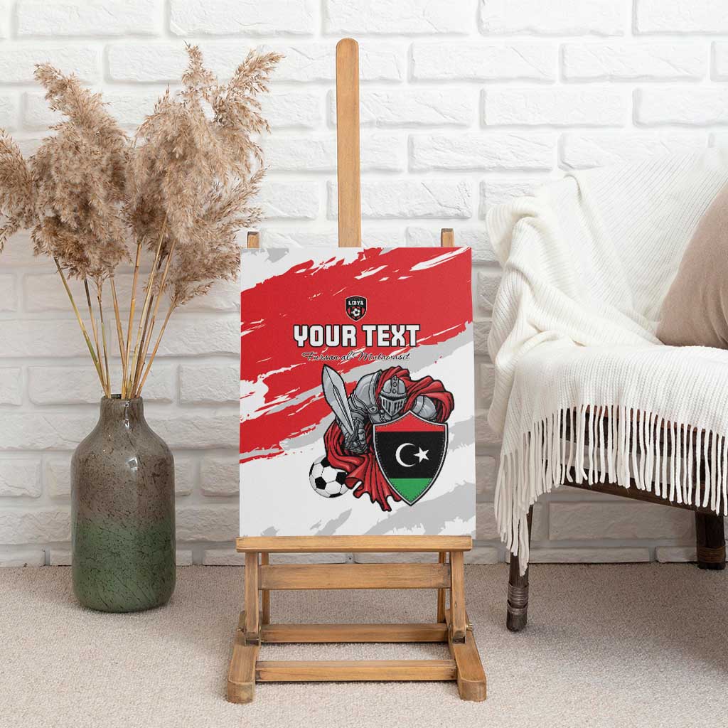 Custom Libya Football Canvas Wall Art Forza Fursan Al-Mutawasit
