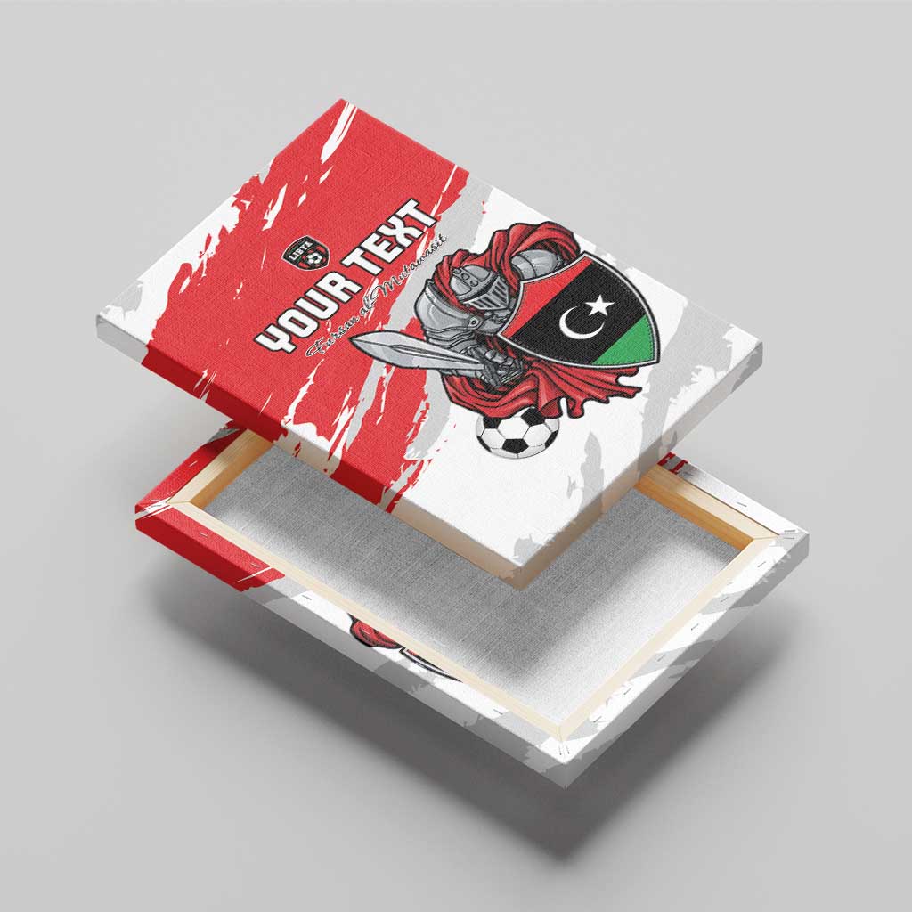 Custom Libya Football Canvas Wall Art Forza Fursan Al-Mutawasit