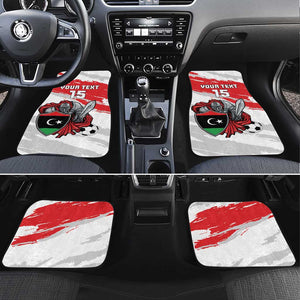 Custom Libya Football Car Mats Forza Fursan Al-Mutawasit