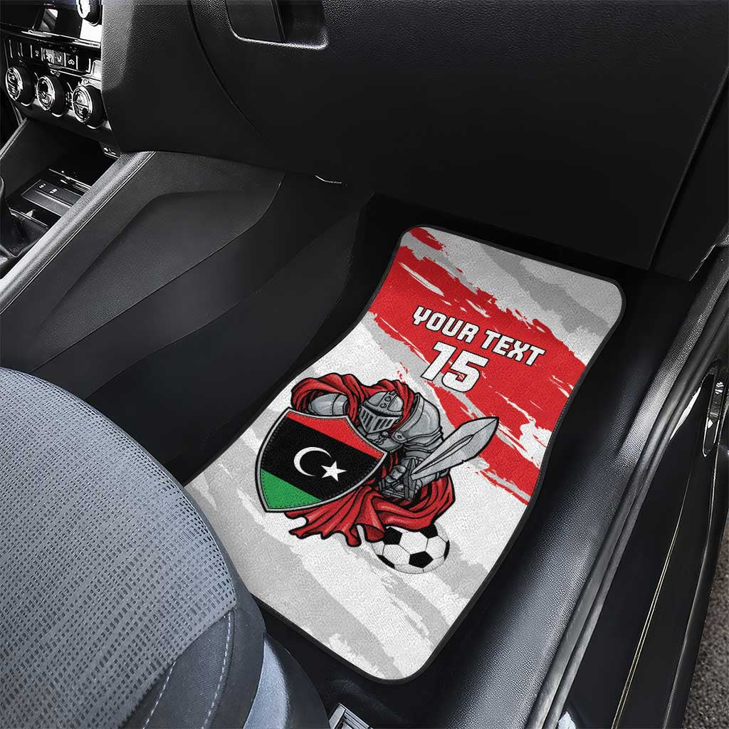 Custom Libya Football Car Mats Forza Fursan Al-Mutawasit