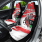 Custom Libya Football Car Seat Cover Forza Fursan Al-Mutawasit
