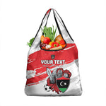 Custom Libya Football Grocery Bag Forza Fursan Al-Mutawasit