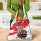 Custom Libya Football Grocery Bag Forza Fursan Al-Mutawasit