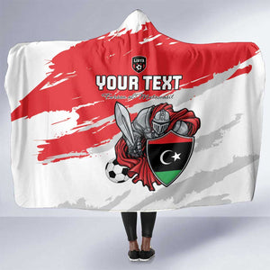 Custom Libya Football Hooded Blanket Forza Fursan Al-Mutawasit