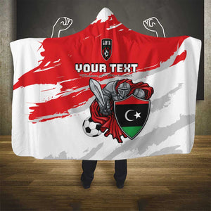 Custom Libya Football Hooded Blanket Forza Fursan Al-Mutawasit