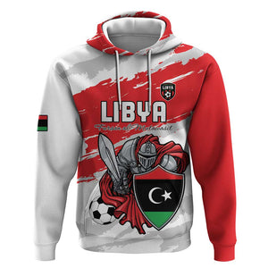 Custom Libya Football Hoodie Forza Fursan Al-Mutawasit