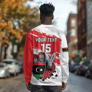 Custom Libya Football Long Sleeve Shirt Forza Fursan Al-Mutawasit