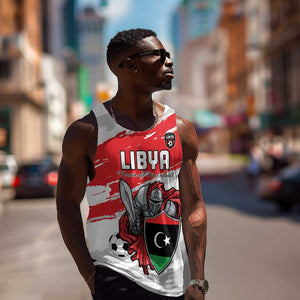 Custom Libya Football Men Tank Top Forza Fursan Al-Mutawasit