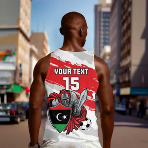 Custom Libya Football Men Tank Top Forza Fursan Al-Mutawasit