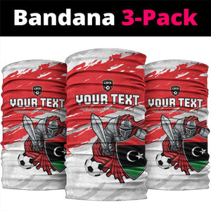 Custom Libya Football Neck Gaiter Forza Fursan Al-Mutawasit LT15
