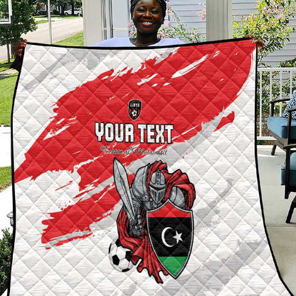 Custom Libya Football Quilt Forza Fursan Al-Mutawasit