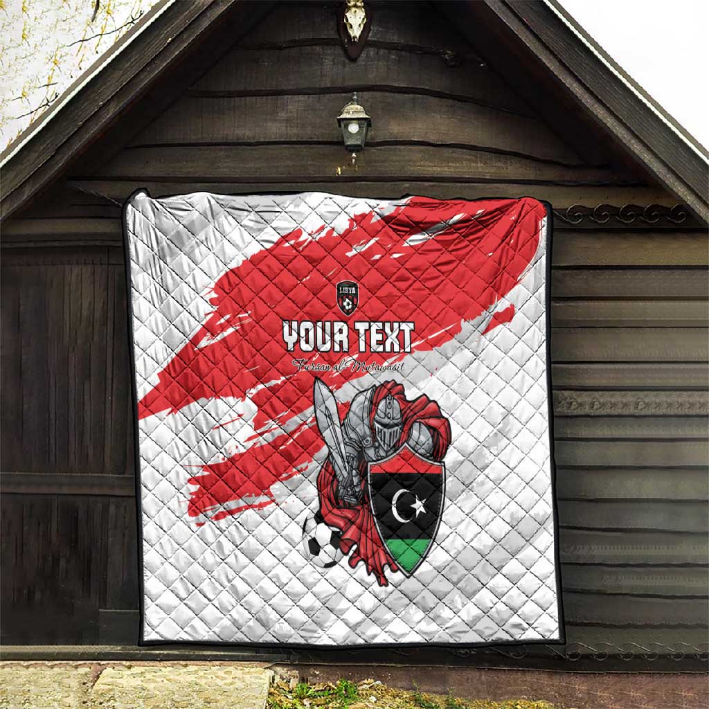 Custom Libya Football Quilt Forza Fursan Al-Mutawasit
