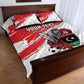 Custom Libya Football Quilt Bed Set Forza Fursan Al-Mutawasit