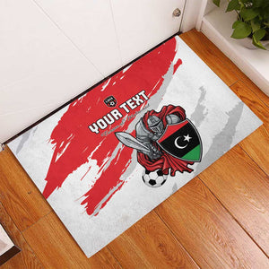 Custom Libya Football Rubber Doormat Forza Fursan Al-Mutawasit